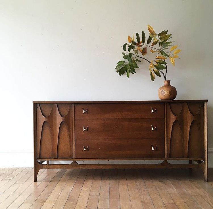 Mid-century modern teak sideboard credenza